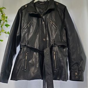 Jou jou faux leather 3x jacket